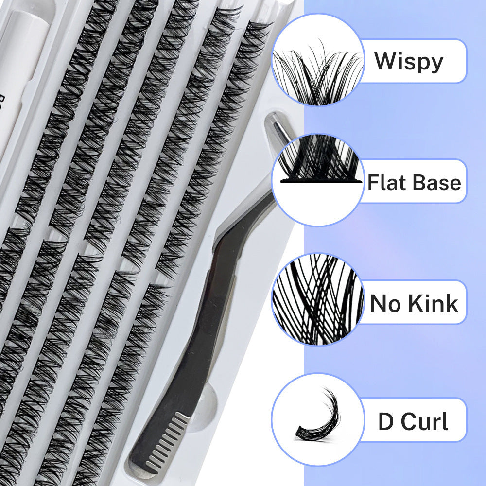 Eyelash Set – Self-Grafting Single Cluster Lash Extension Kit Louisiana Mart