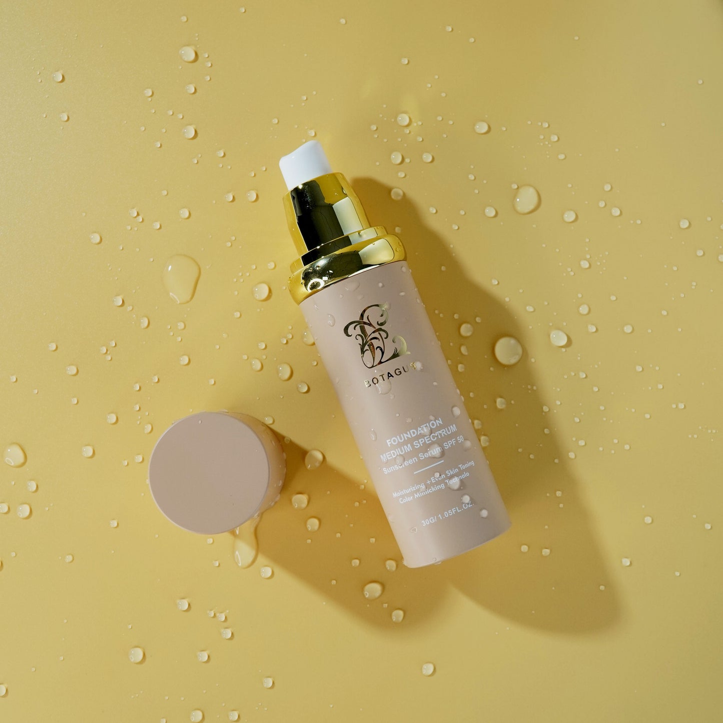 Foundation 4 In 1 Medium Spectrum, Protecting From Sun With SPF50,For Gym, Sports, Dancing Concealer Coverage Flawless Louisiana Mart