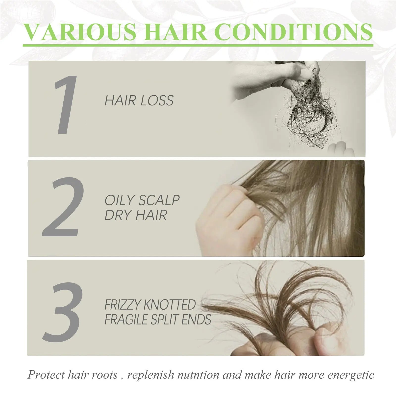 Rosemary Hair Care Essential Oil Anti-frizz Long-lasting Soft Fragrance Repair Hot Dye Hair Care Essential Oil 100ML Louisiana Mart