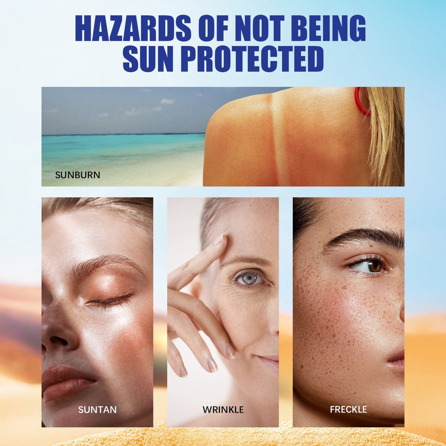 Lightweight Freshing And Moistrurizing Waterproof SPF50 Hyaluronic Acid Sun Block Stick Louisiana Mart