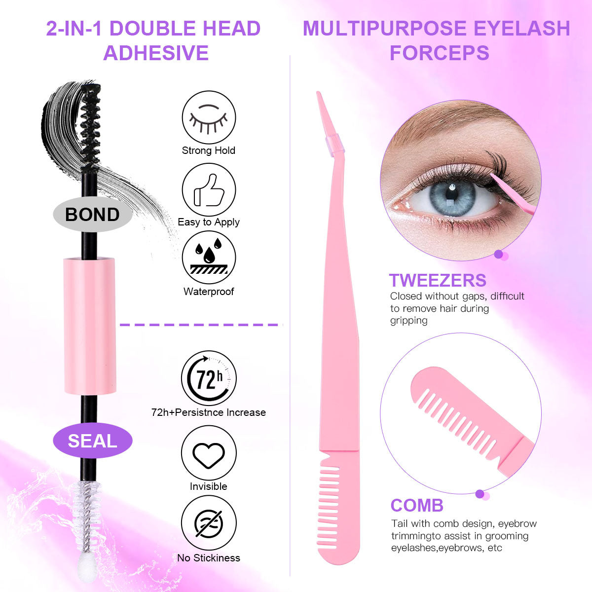 Cluster Lashes – 12 Rows of 150 Segmented Lash Clusters Louisiana Mart