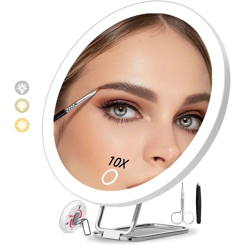 Charging Led Fill Light With Light Bracket Rotating Makeup Mirror Louisiana Mart
