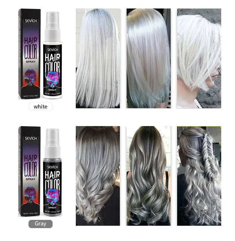 Disposable hair dye spray quick temporary dye Louisiana Mart