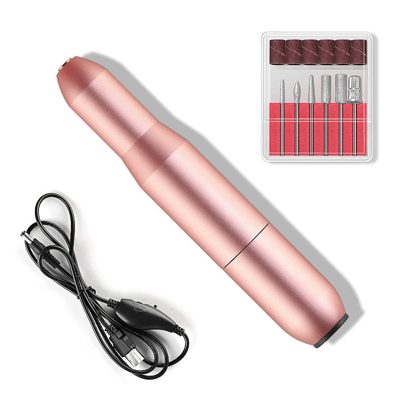 Electric Nail Drill Machine Manicure Machine Set USB Charging Mill Cutter For Manicure Nail File Pedicure Tool Nail Drill Set Louisiana Mart
