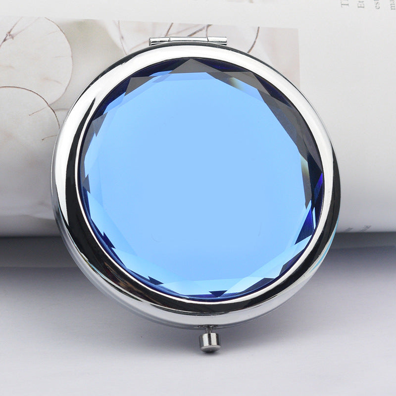 Folding Mirror Double-sided Portable Small Mirror Louisiana Mart