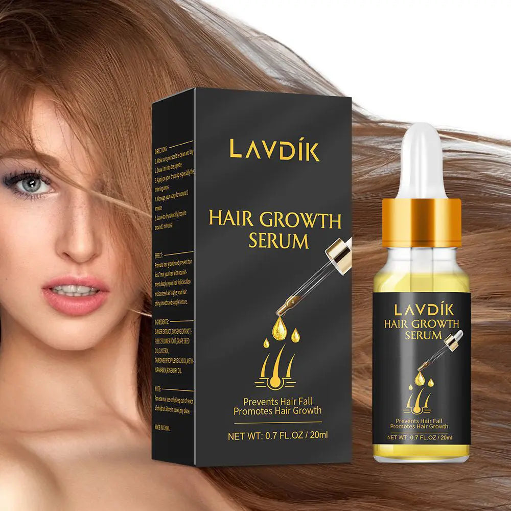 Damaged Hair Repair Women Men's Fast Hair Growth Essence Oil Anti-hair Loss Lotion Louisiana Mart
