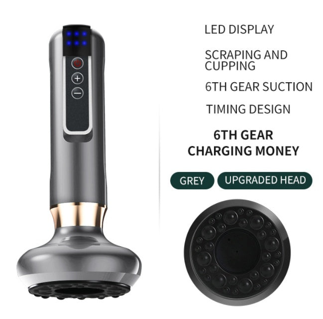 Electric Vacuum Cupping Massager For Body Anti-Cellulite Suction Cup Gua Sha Massage Body Cups Guasha Fat Burning Slimming Jars Louisiana Mart