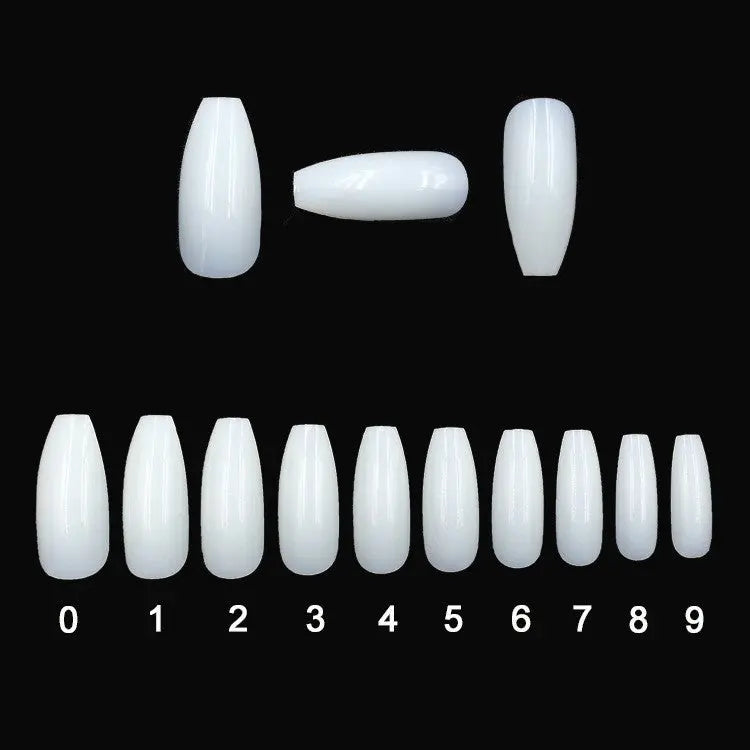 500 transparent natural fake nails Louisiana Mart