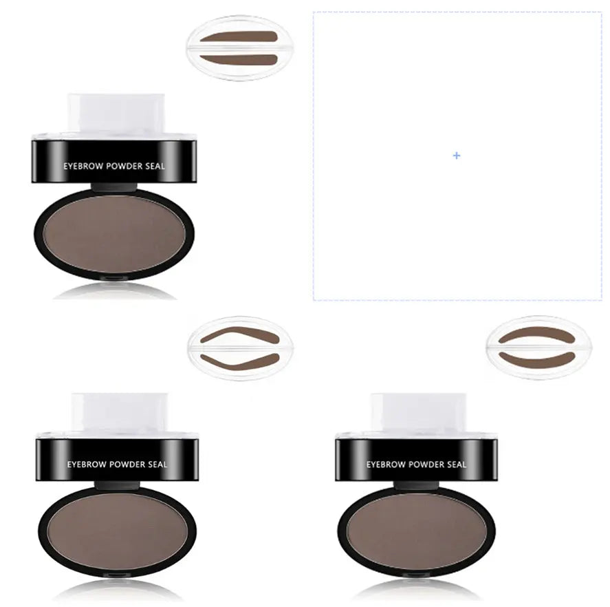 Eyebrow Powder Stamp Tint Stencil Kit Cosmetics Professional Makeup Waterproof Eye Brow Stamp Lift Eyebrow Enhancers Stencil Kit Louisiana Mart