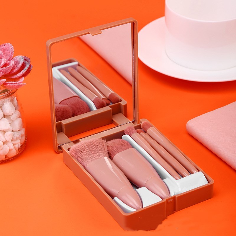 5Pcs Makeup Brushes Tool Set Cosmetic Powder Eye Shadow Foundation Blush Blending Make Up Brush Louisiana Mart