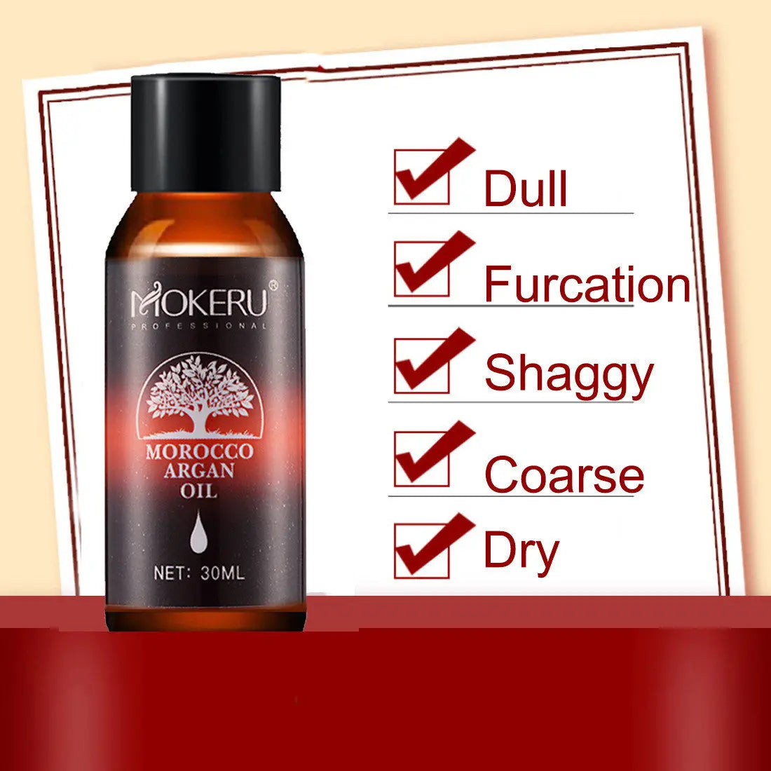 Curly Hair Repair Soft And Dry Hair Hair Oil 30ML Louisiana Mart