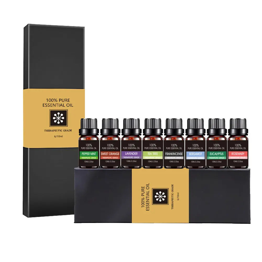 Organic Essential Oils Set Top Sale  Natural Therapeutic Grade Aromatherapy Oil Gift Kit For Diffuser Louisiana Mart