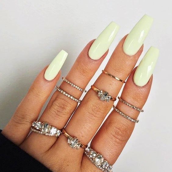 Wearing Nails, Fake Nails, Finished Ballet Nails, Cross-Border Transmission For Nail Nails To Wear 24 pieces