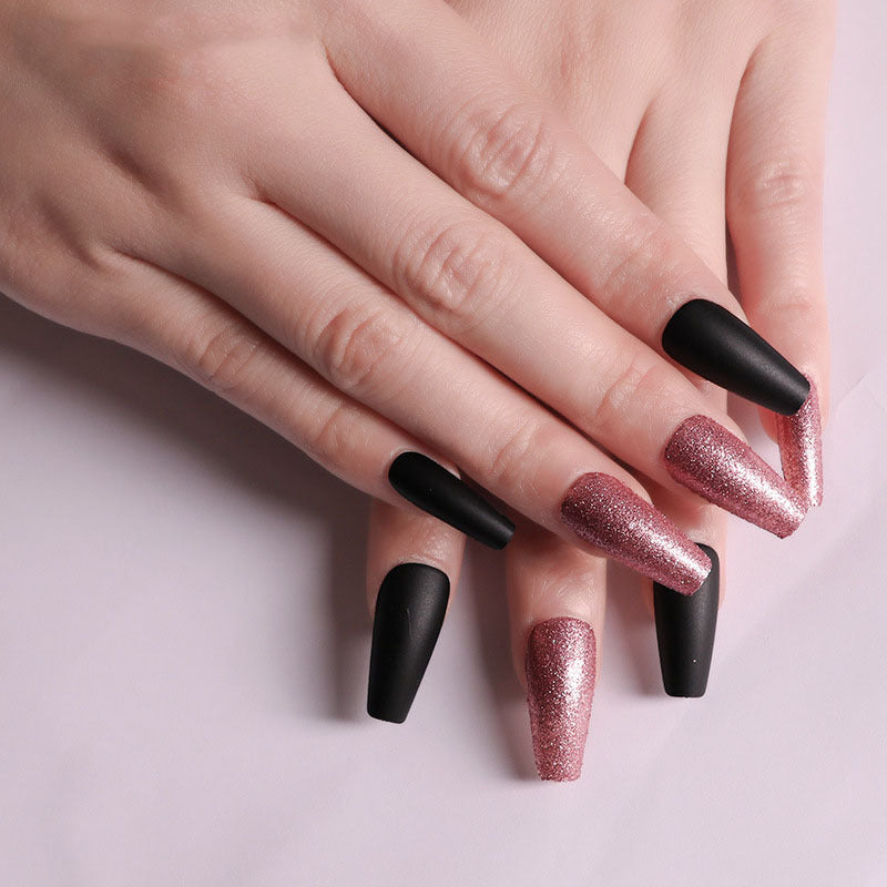 Wearing Nails, Fake Nails, Finished Ballet Nails, Cross-Border Transmission For Nail Nails To Wear 24 pieces