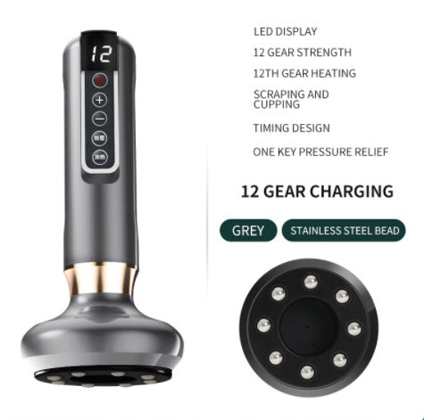 Electric Vacuum Cupping Massager For Body Anti-Cellulite Suction Cup Gua Sha Massage Body Cups Guasha Fat Burning Slimming Jars Louisiana Mart