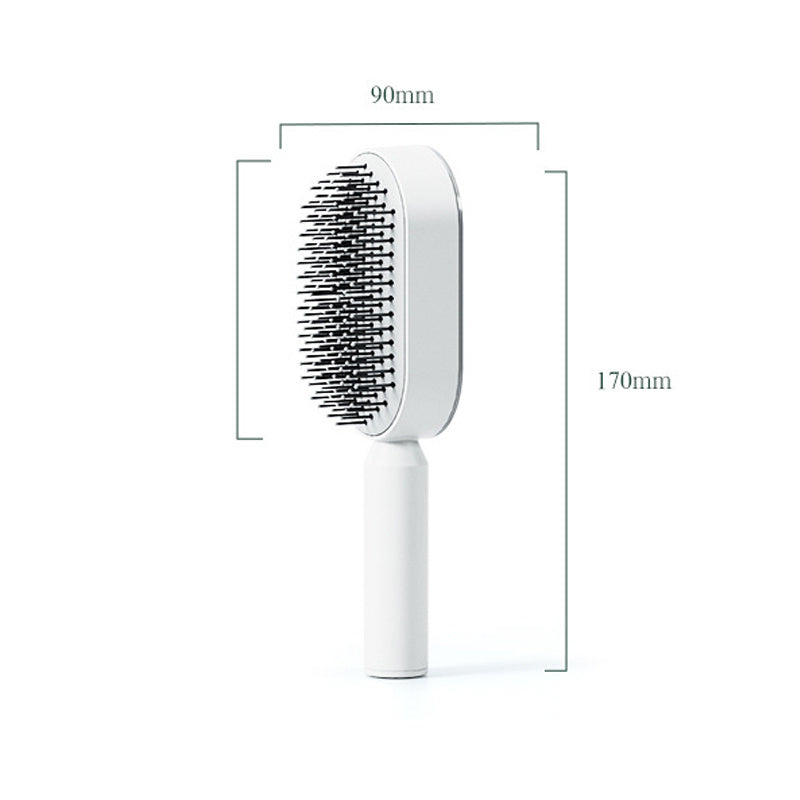 Women Fashion 3D Hair Growth Comb Hairbrush Self-Cleaning Hair Brush Self Cleaning Hair Brush For Women Massage Scalp Promote Blood Circulation Anti Hair Loss Louisiana Mart