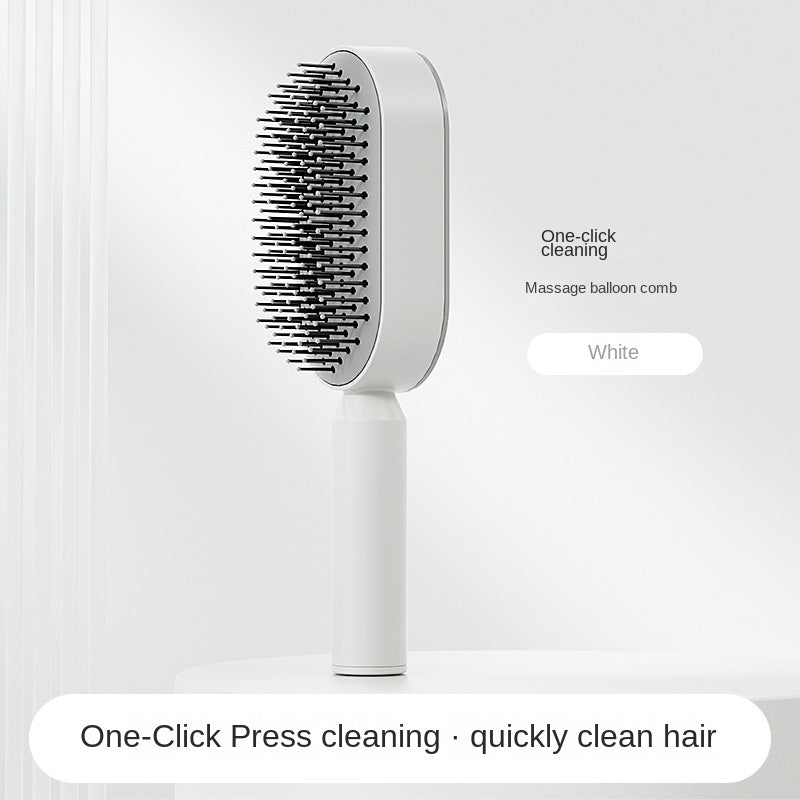 Women Fashion 3D Hair Growth Comb Hairbrush Self-Cleaning Hair Brush Self Cleaning Hair Brush For Women Massage Scalp Promote Blood Circulation Anti Hair Loss Louisiana Mart