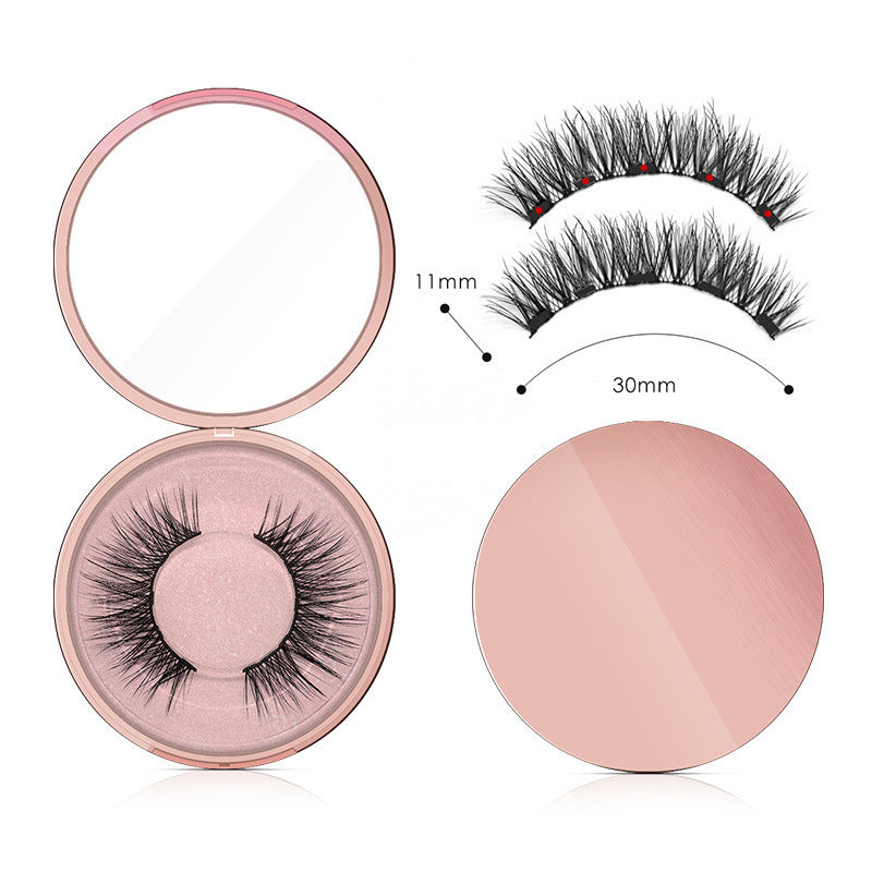 Natural Long Lasting Magnetic Liquid Eyeliner & Magnetic False Eyelashes & Tweezer Set Make up Set Louisiana Mart