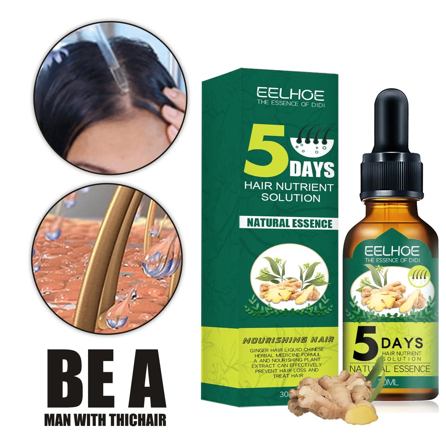 Eelhoe Ginger Hair Essential Oil. Eelhoe Ginger Hair Essential Oil Louisiana Mart