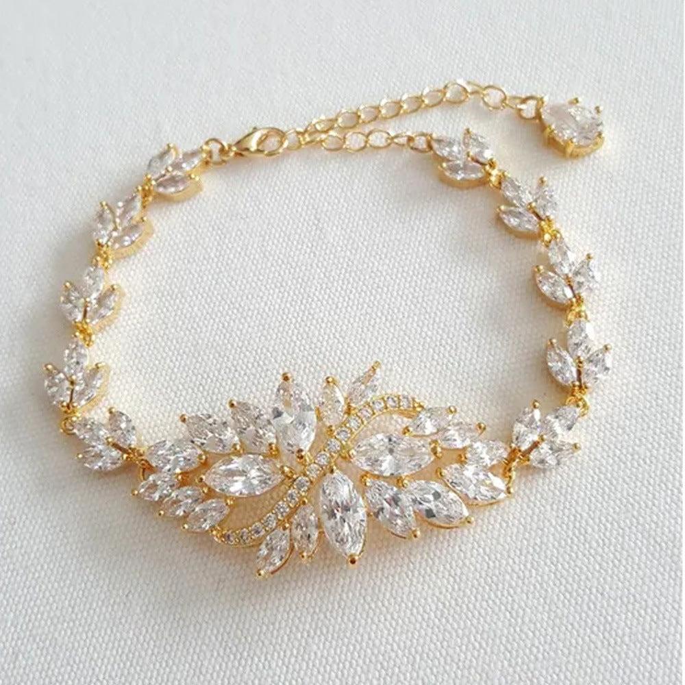 Luxury Double Layer Full Rhinestone Zircon Bracelet