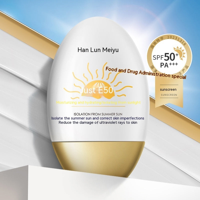 Little Golden Bottle Sunscreen Face UV Protection Concealer Refreshing White Tender Female Louisiana Mart