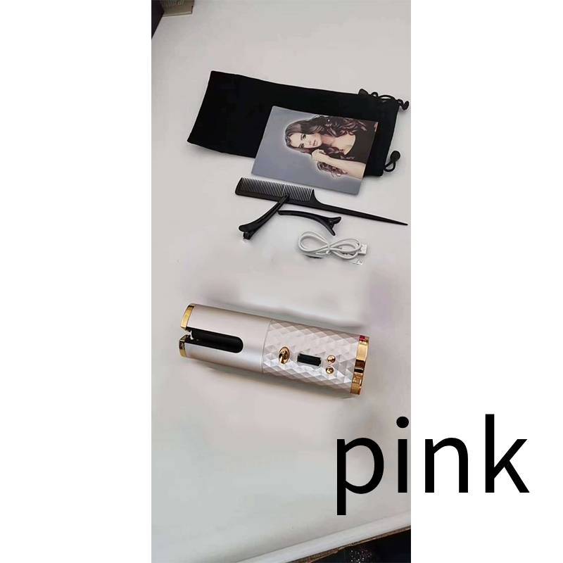 Curling Iron USB Wireless Multifunctional Charging Curler Louisiana Mart