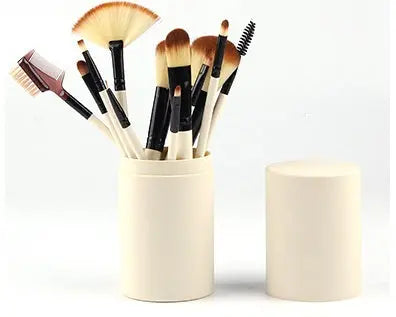 12pcs Makeup Brush Set Blush Eyeshadow Eyelash Highlighter Makeup Brush Louisiana Mart
