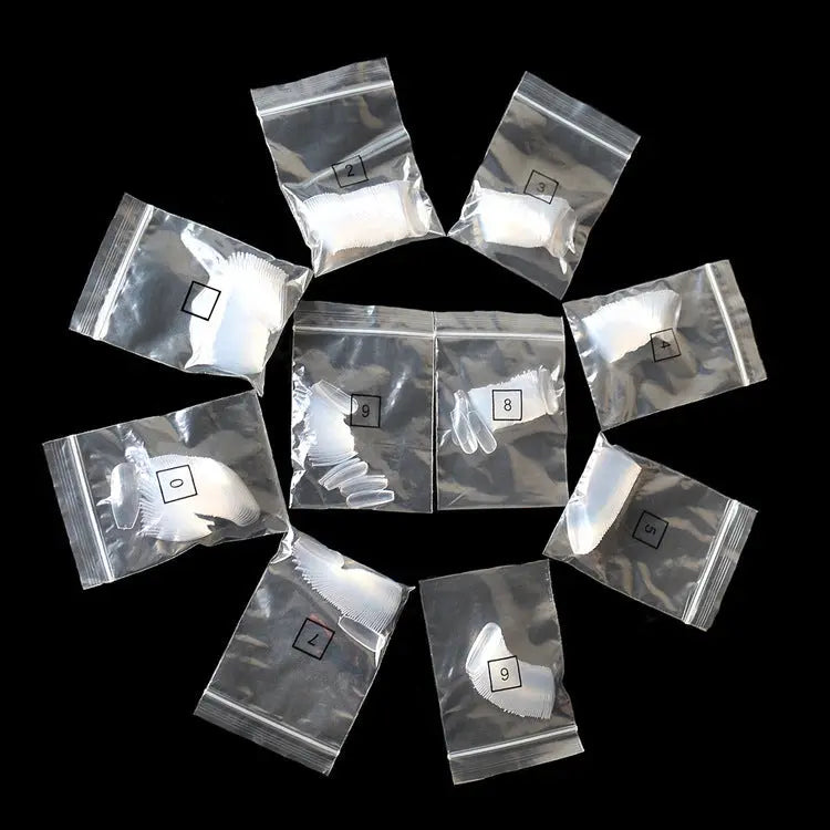 500 transparent natural fake nails Louisiana Mart
