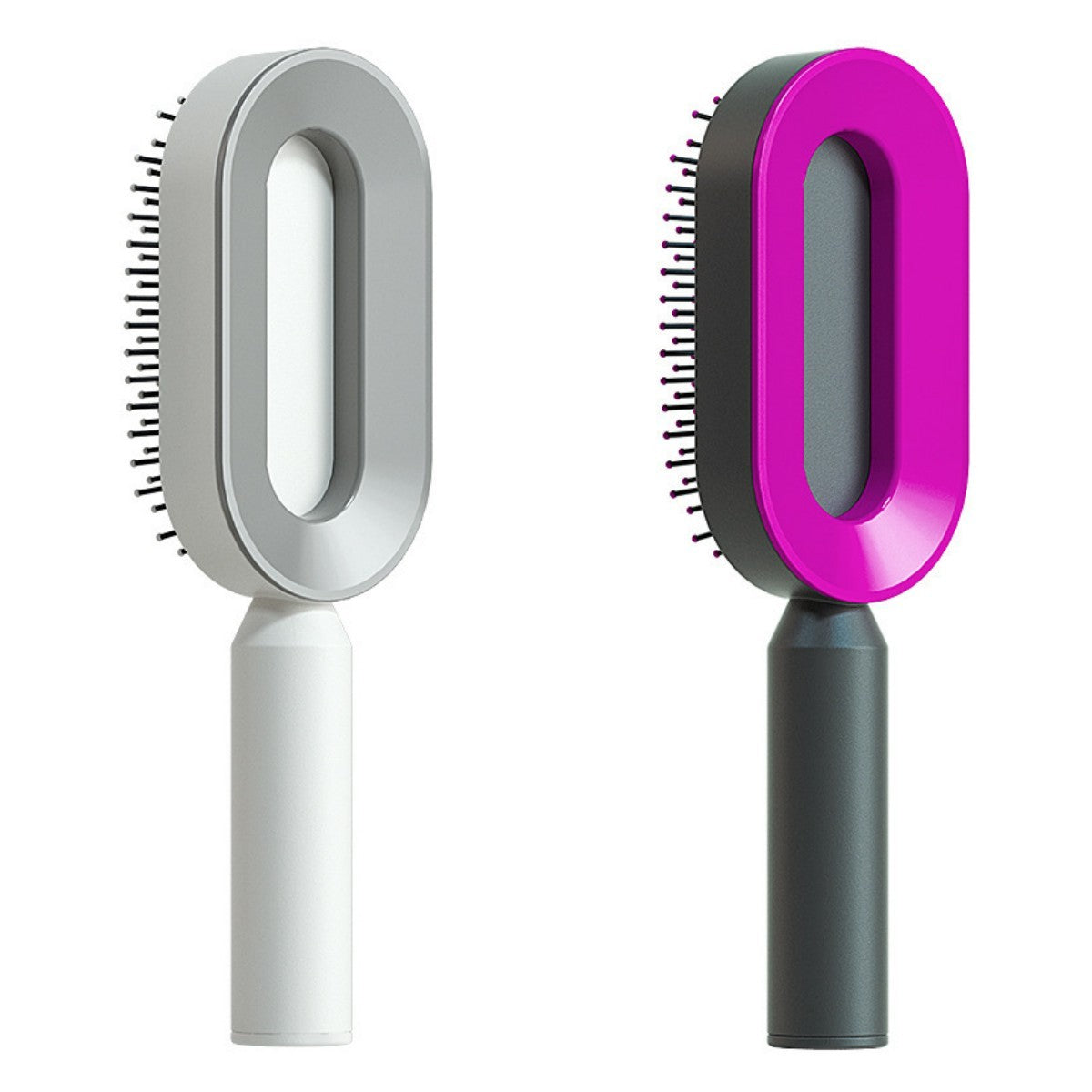 Self Cleaning Hair Brush For Women One-key Cleaning Hair Loss Airbag Massage Scalp Comb Anti-Static Hairbrush Louisiana Mart