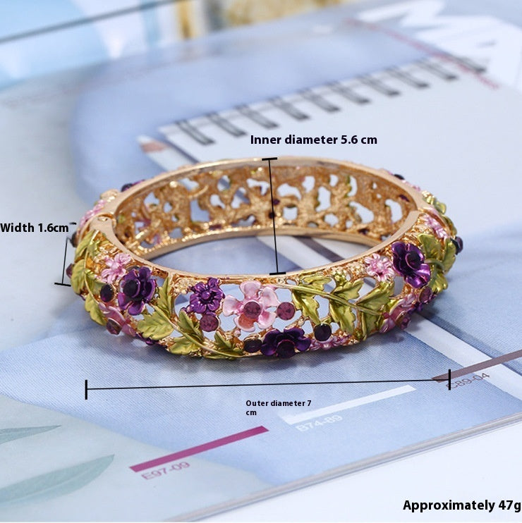 Women's Korean National Style Hollow Painted Bracelet
