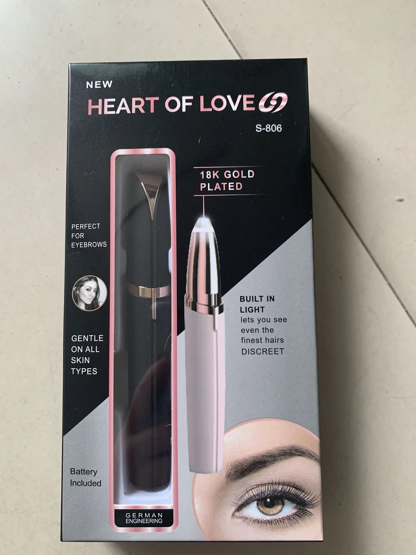 Dermatologist approved Flawlessly Brows Electric Eyebrow Remover Louisiana Mart