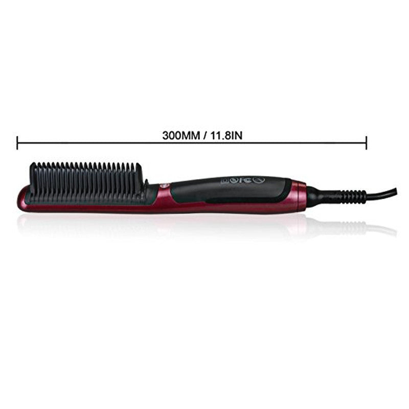 Home automatic adjustable temperature red hair straightener Louisiana Mart