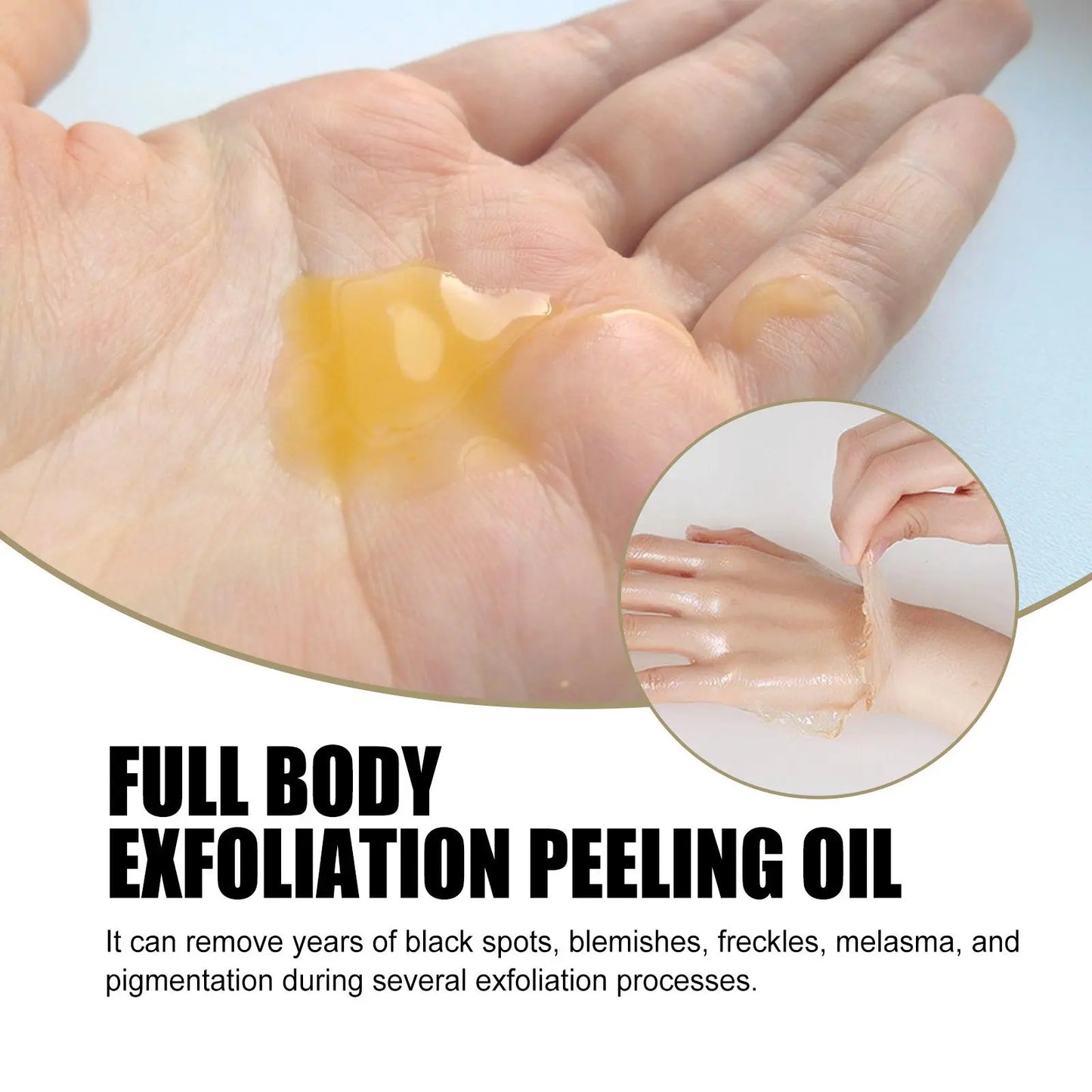 Delicate Brightening Body Cleaning Exfoliating Skin Care Oil 50ml Louisiana Mart
