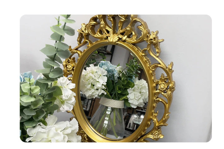 Classical Oval Decoration Retro Mirror Louisiana Mart