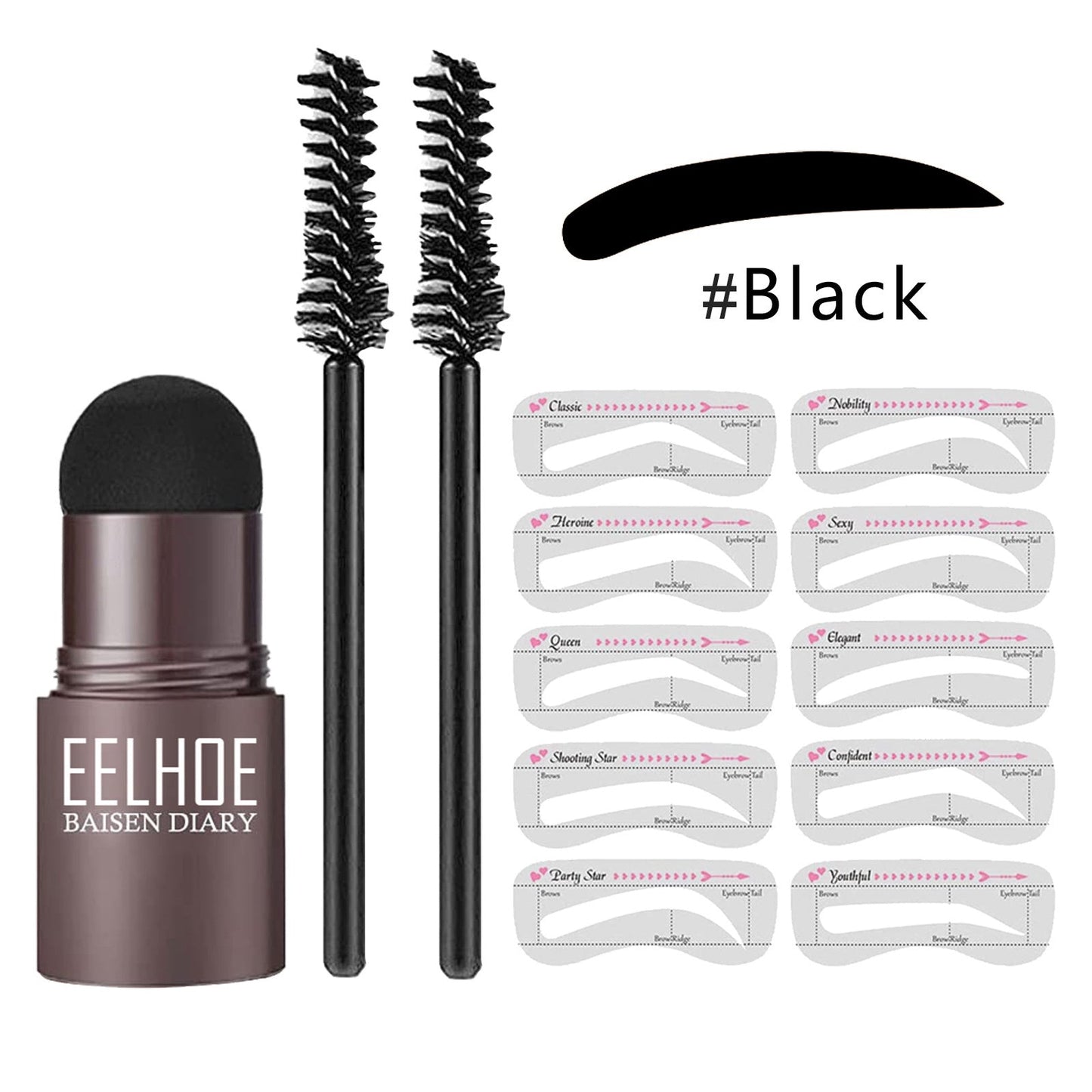 Eyebrow Makeup Powder – Perfect Eyebrow Mold Set Louisiana Mart