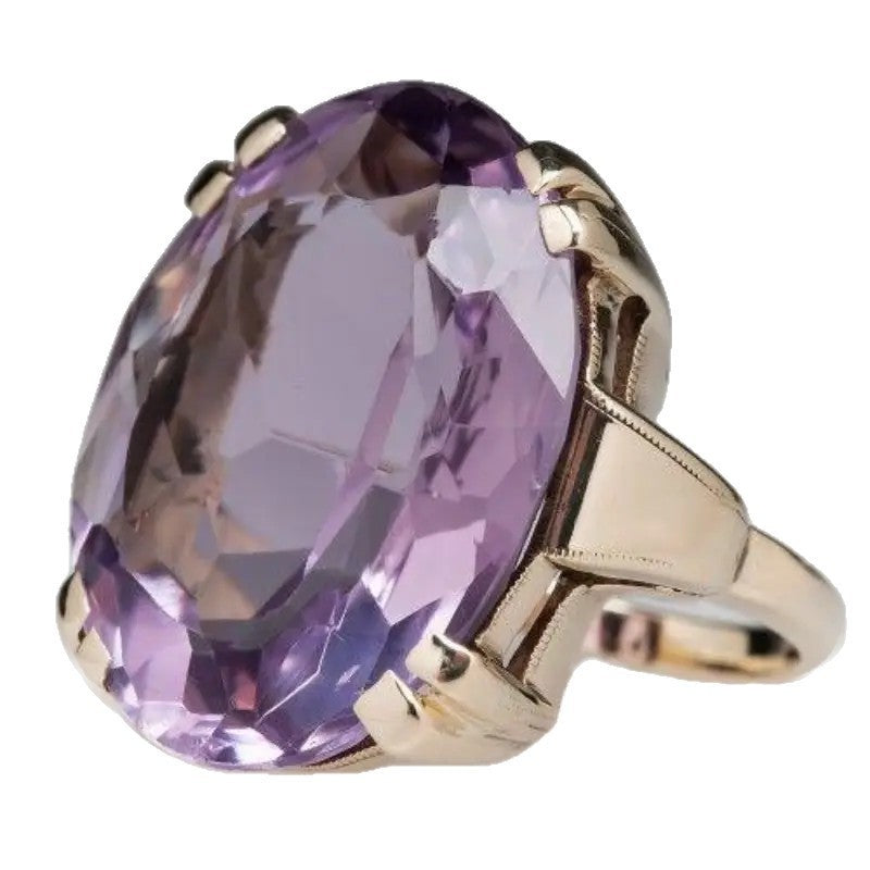 Retro Simple And Exaggerated Unique Women Ring