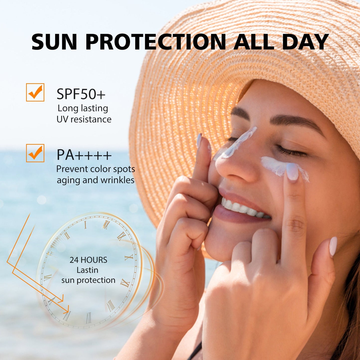 Hyaluronic Acid Moisturizing Protective Gel Summer Outdoor Moisturizing Refreshing Not Oily Resist Ultraviolet Rays Louisiana Mart