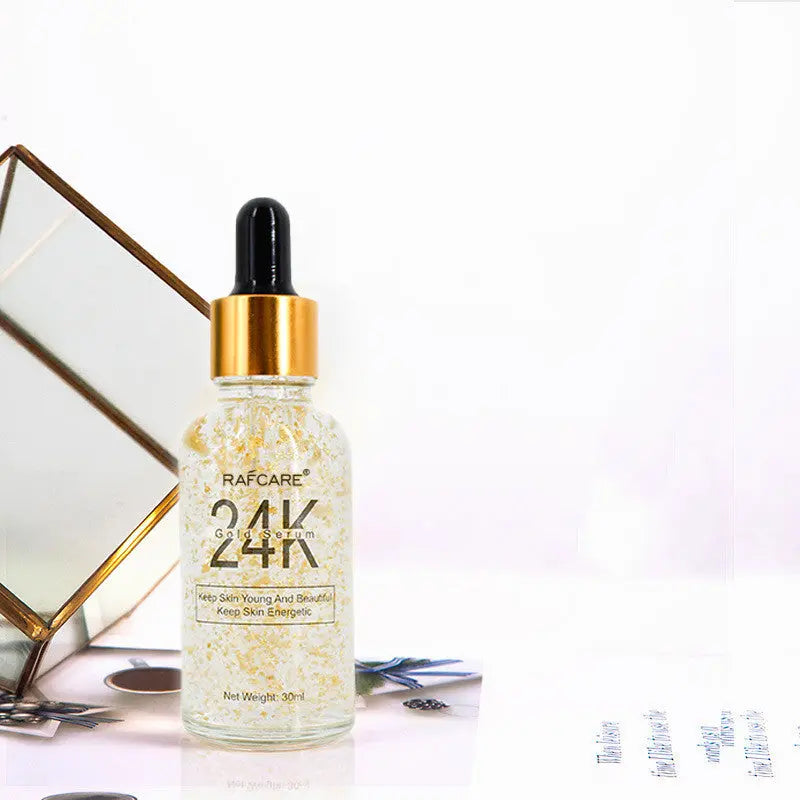 24K Gold Foil Gold Stock Solution-Brightens skin tone, Tightens skin, Reduces fine lines, Louisiana Mart