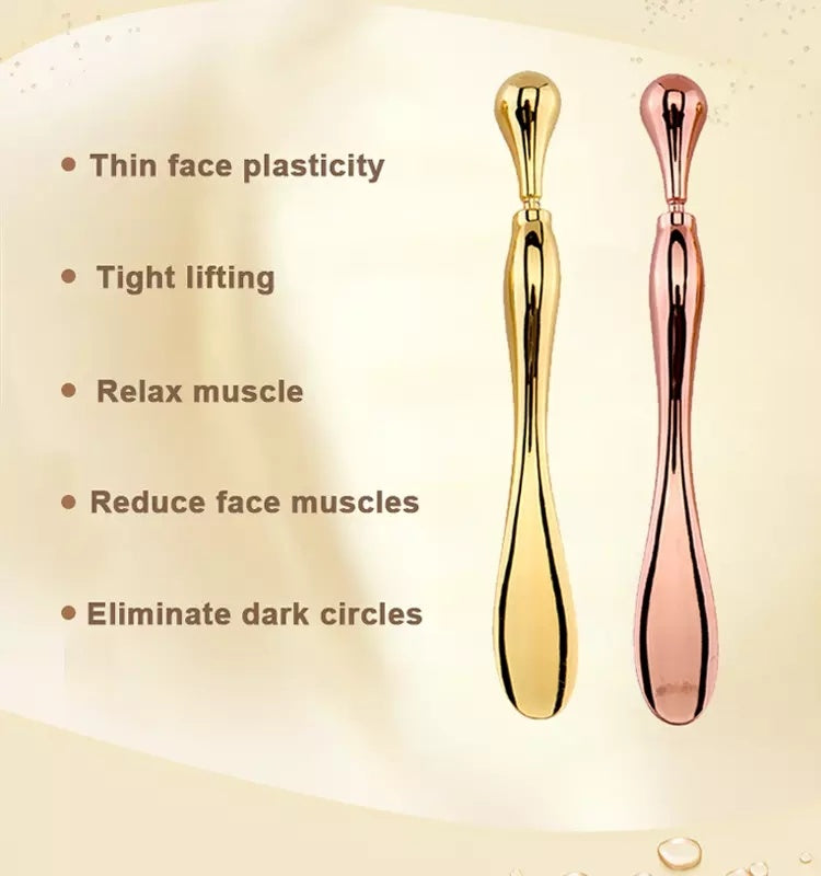 Eye Cream Stick Roller For Face Metal Spatula Puff Applicator Eye Cream Massager Facial Cream Massage Sticks Eye Metal Makeup Spatula Eye Wand 10cm Louisiana Mart