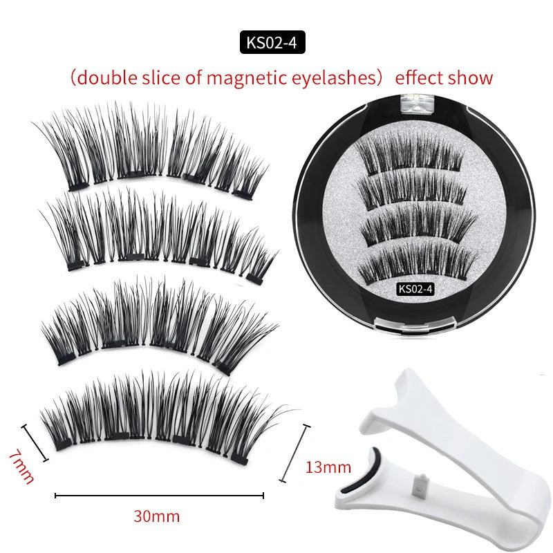 Magnetic False Eyelashes – Reusable & Natural Look for all-day comfort Louisiana Mart