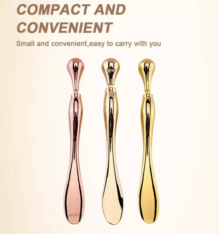 Eye Cream Stick Roller For Face Metal Spatula Puff Applicator Eye Cream Massager Facial Cream Massage Sticks Eye Metal Makeup Spatula Eye Wand 10cm Louisiana Mart