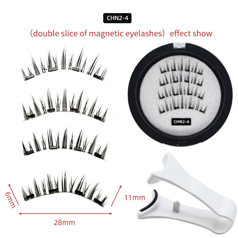 Magnetic False Eyelashes – Reusable & Natural Look for all-day comfort Louisiana Mart