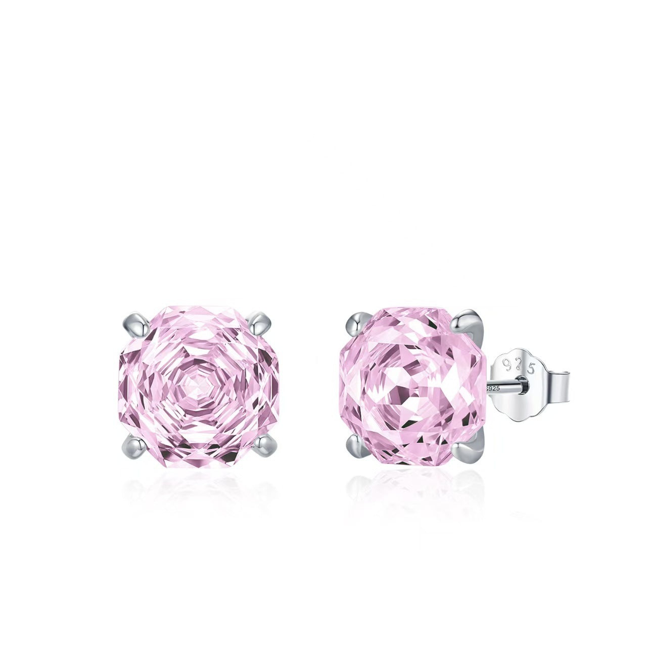 Exquisite Camellia Flower Stud Earrings Women's Anti-allergy Ear-caring