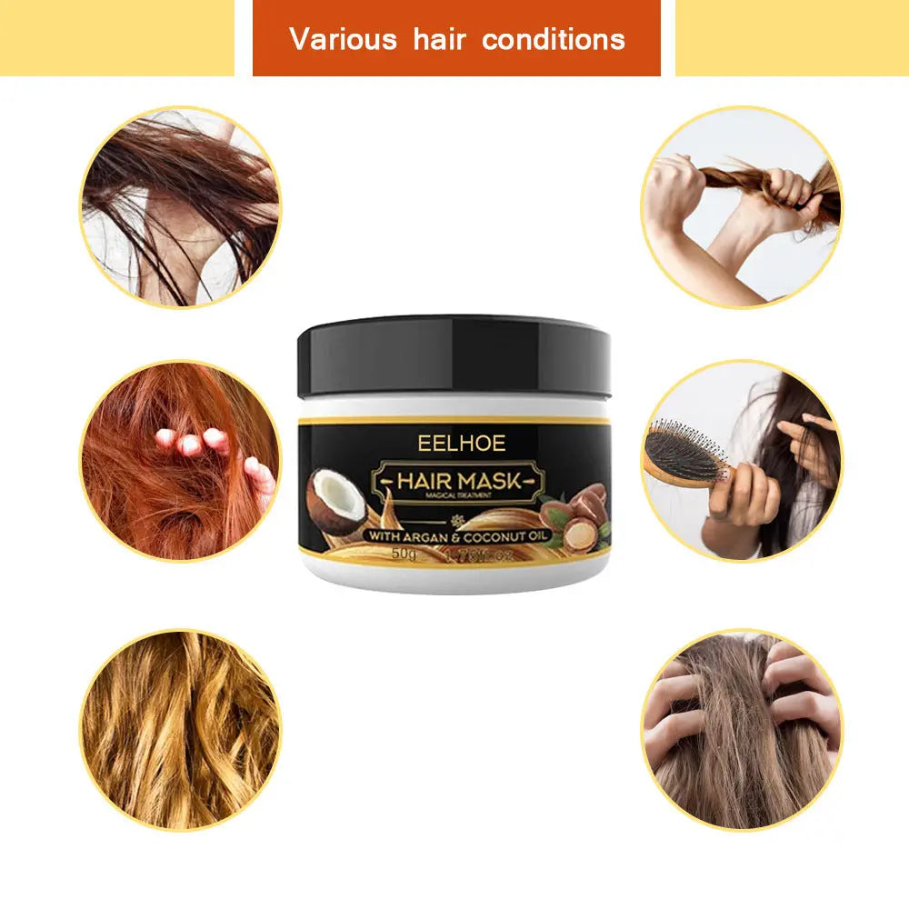Men's And Women's Styling And Fluffy Hair Care Essential Oil Elastin Louisiana Mart