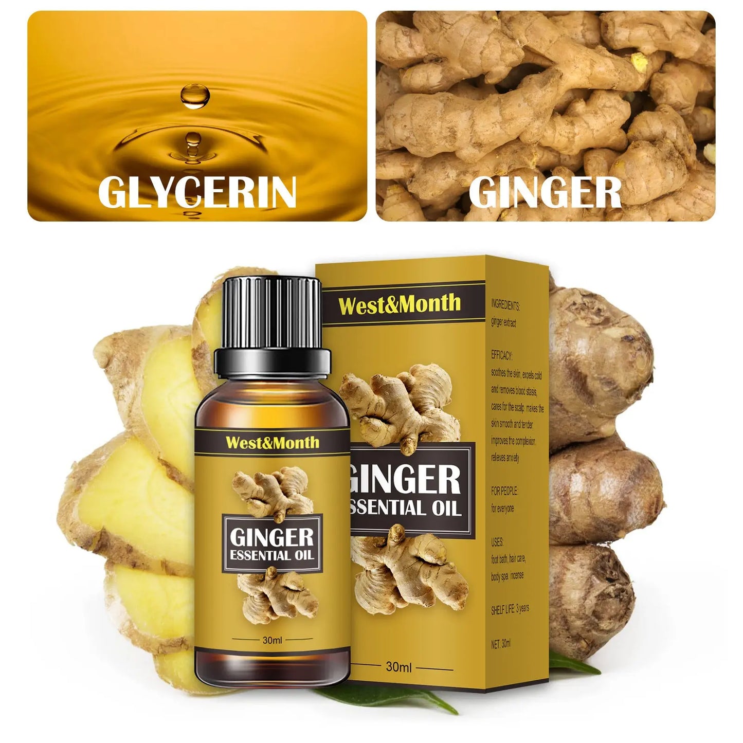Moisturizing Skin Slimming Body Oil for slimming, shaping Louisiana Mart