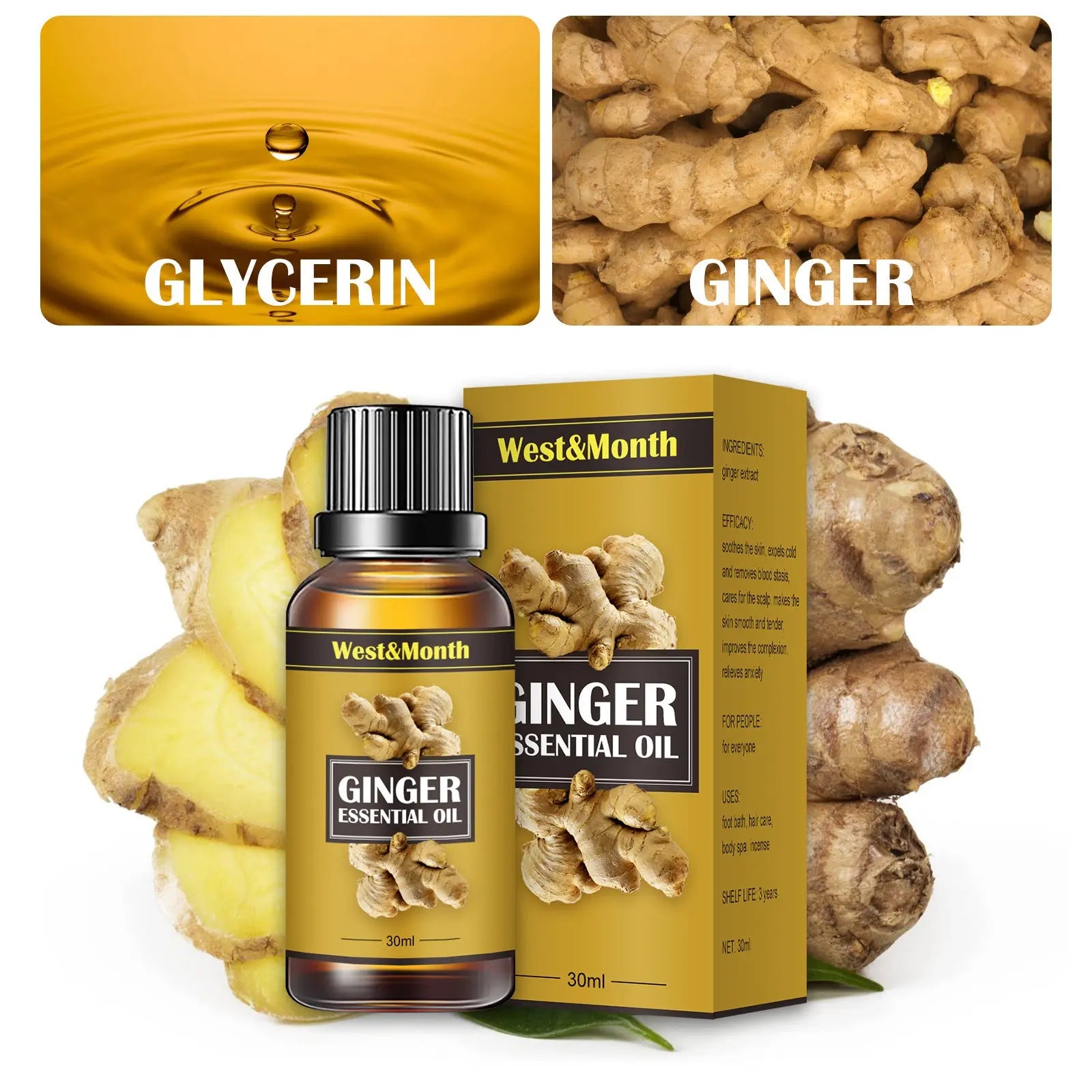 Moisturizing Skin Slimming Body Oil for slimming, shaping Louisiana Mart