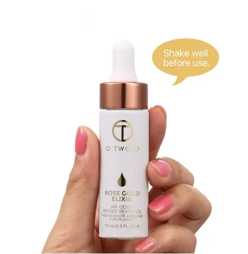 24k Rose Gold Elixir Skin Make Up Oil For Face Essential Oil Before Primer Foundation Moisturizing Face Oil Anti-aging Louisiana Mart