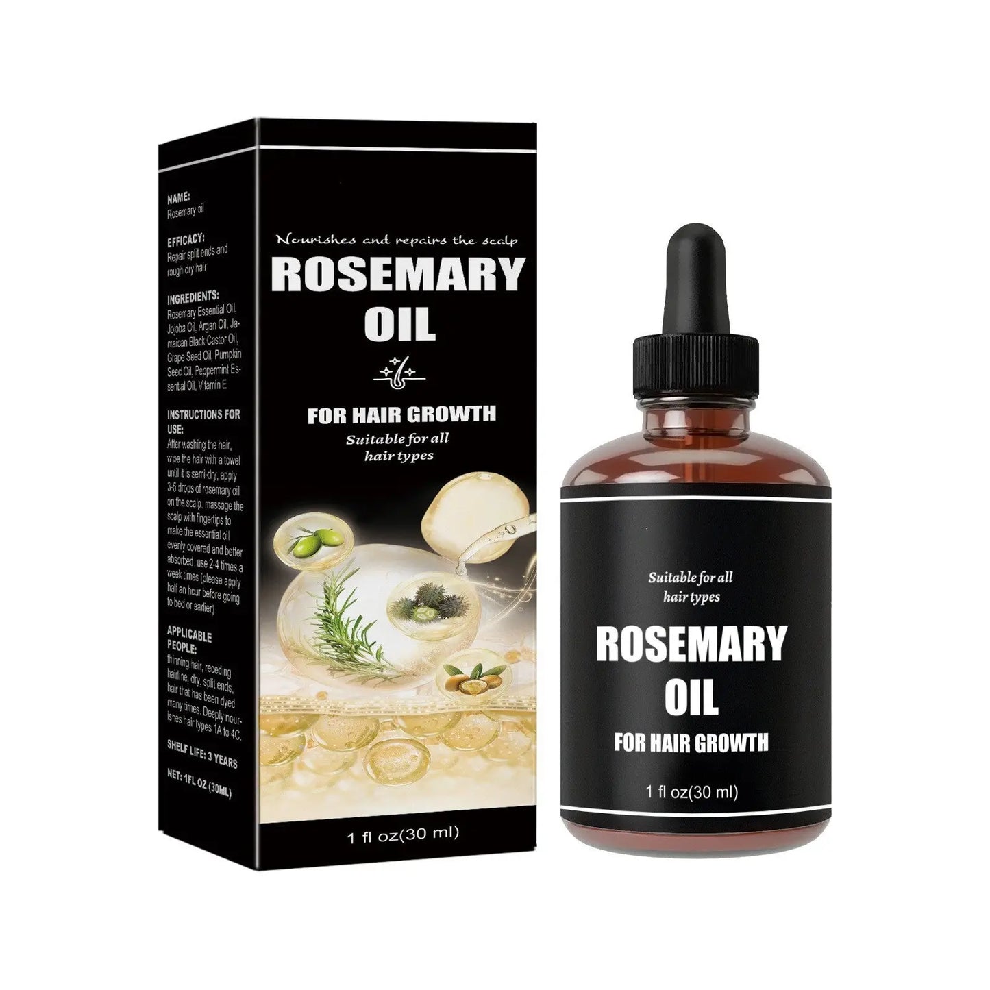 Dense Hair Soft Care Repair Hair Quality Damaged Hair Tail Dry And Frizz 30ml Louisiana Mart
