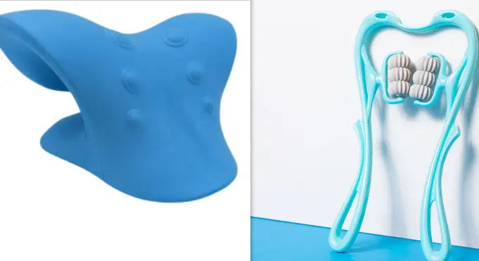 Louisiana Mart Multifunctional Manual Six-wheel Neck Massager Massage Relieve Roller Massage Tool Louisiana Mart