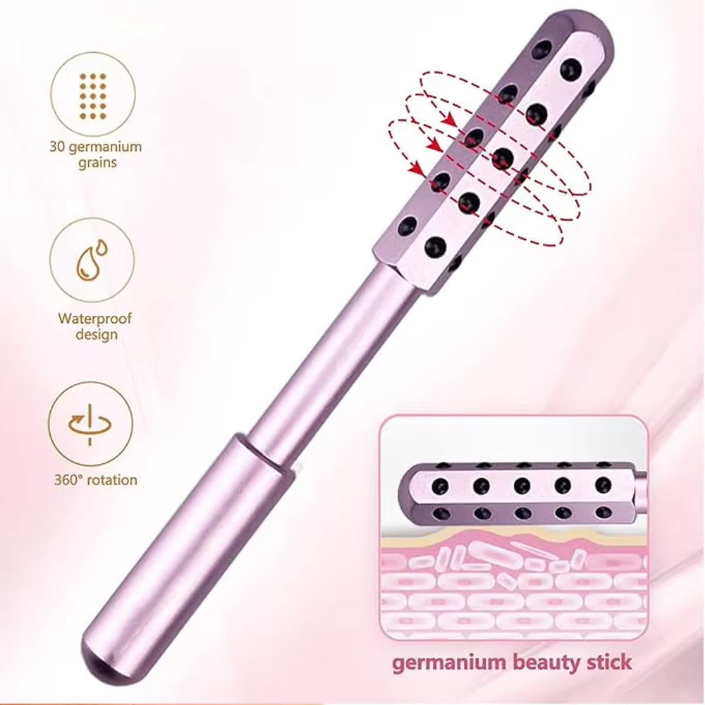 30 Germanium Beauty Stick Massage Beauty Stick Facial Roller Face Lift Bar Anti Wrinkle Facial Massager Skin Care Tool Derma Rolling Face Massage Roller Wand Louisiana Mart